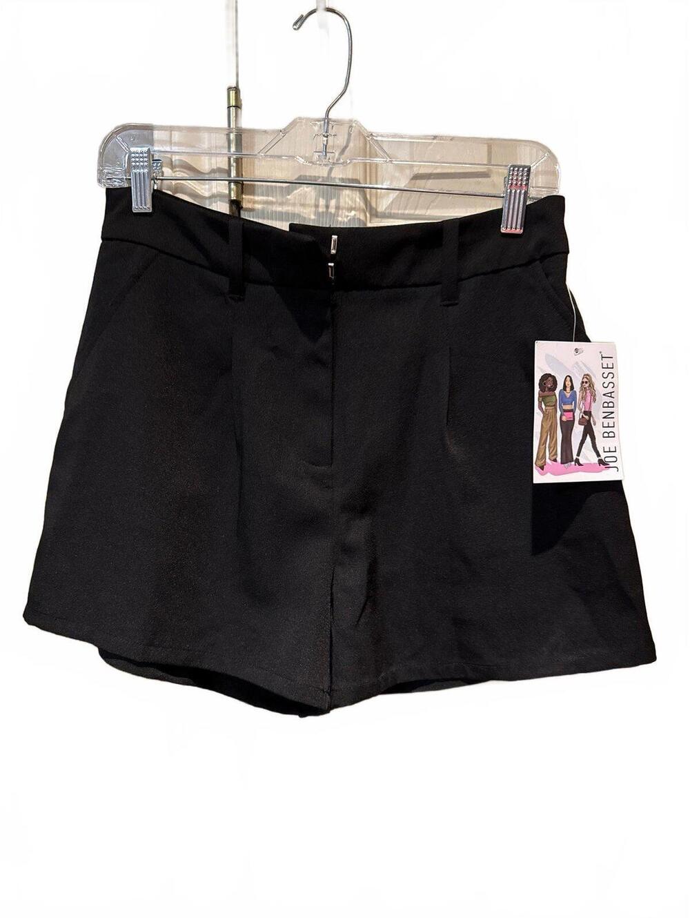 Joe Benbasset Pull-On Black Highwaisted Shorts Size 9